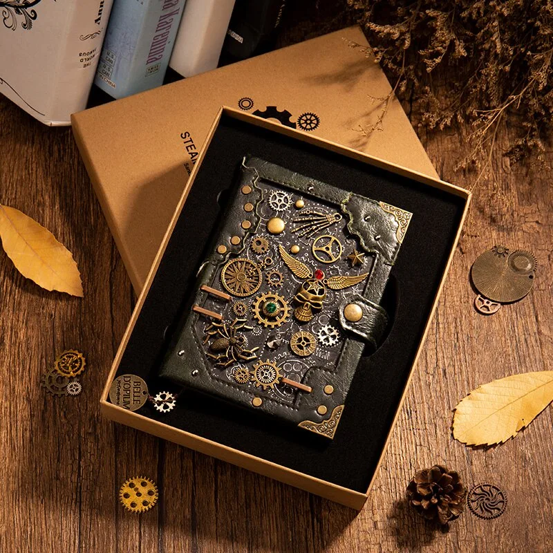 Steampunk-Notizbuch – Modell 2 Steampunk-Notizbuch – Modell 2