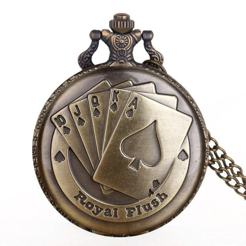 Steampunk-Taschenuhr – Poker – Modell 2