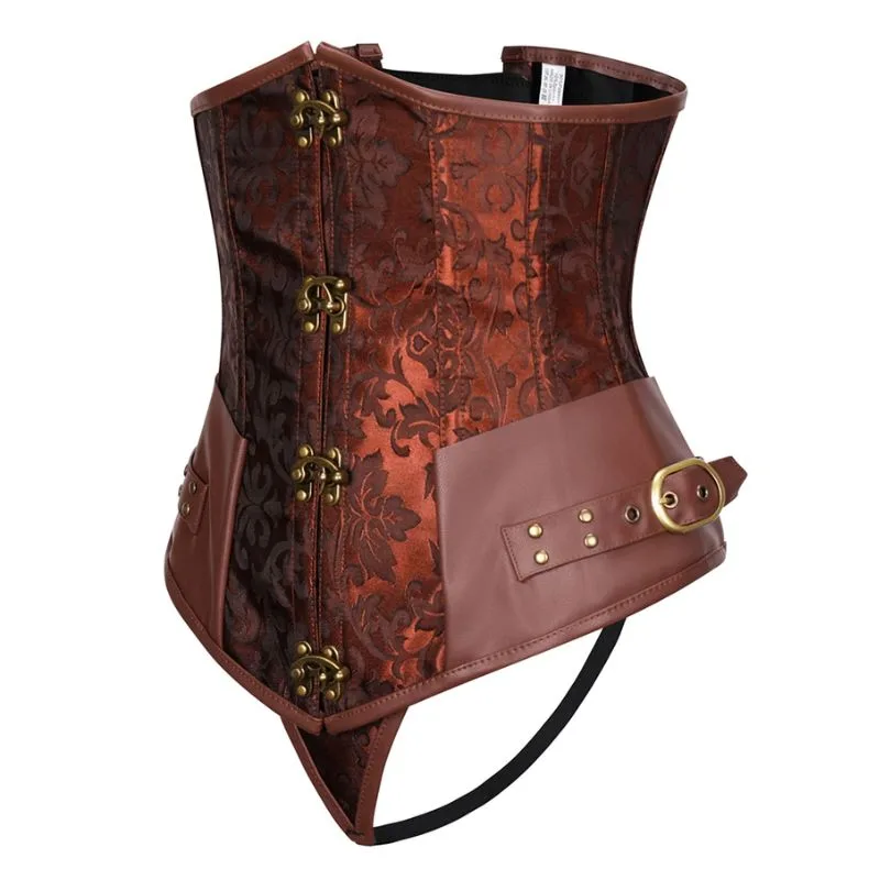 Ansicht 4 — Steampunk-Korsett – Taillenbetonung