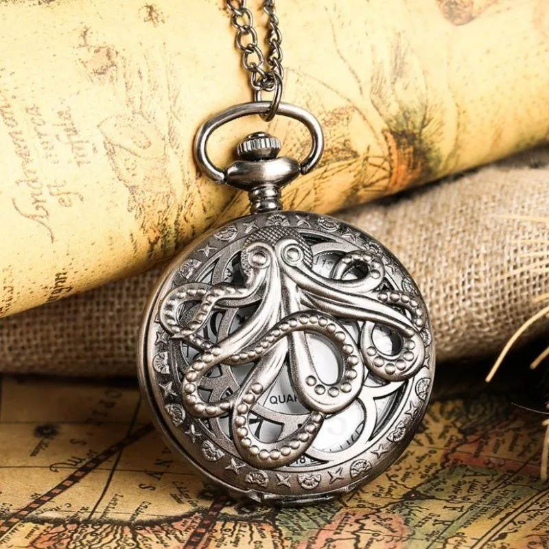 Ansicht 3 — Taschenuhr – Oktopus