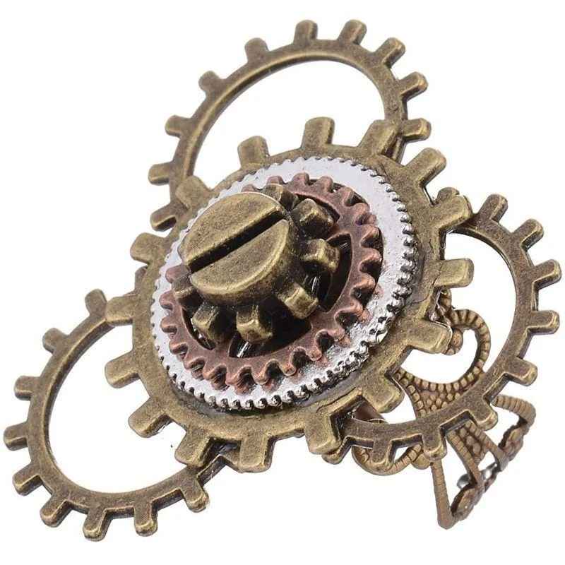 Steampunk-Ring – Zahnrad