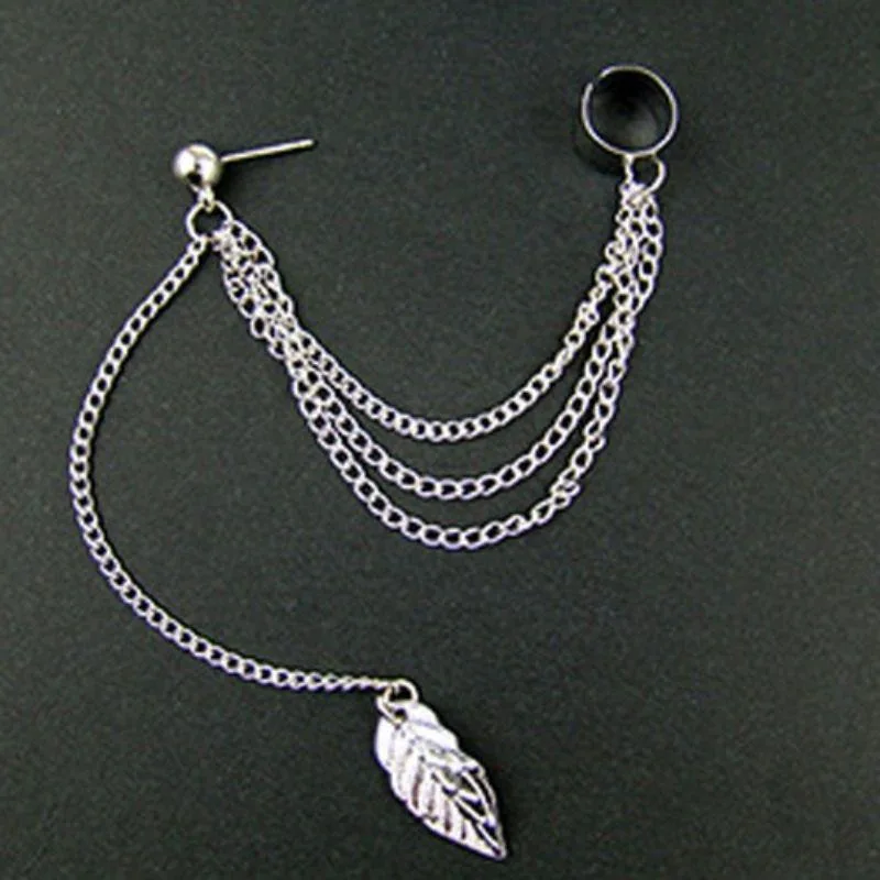 Ansicht 4 — Steampunk-Ohrring – Kette und Clip