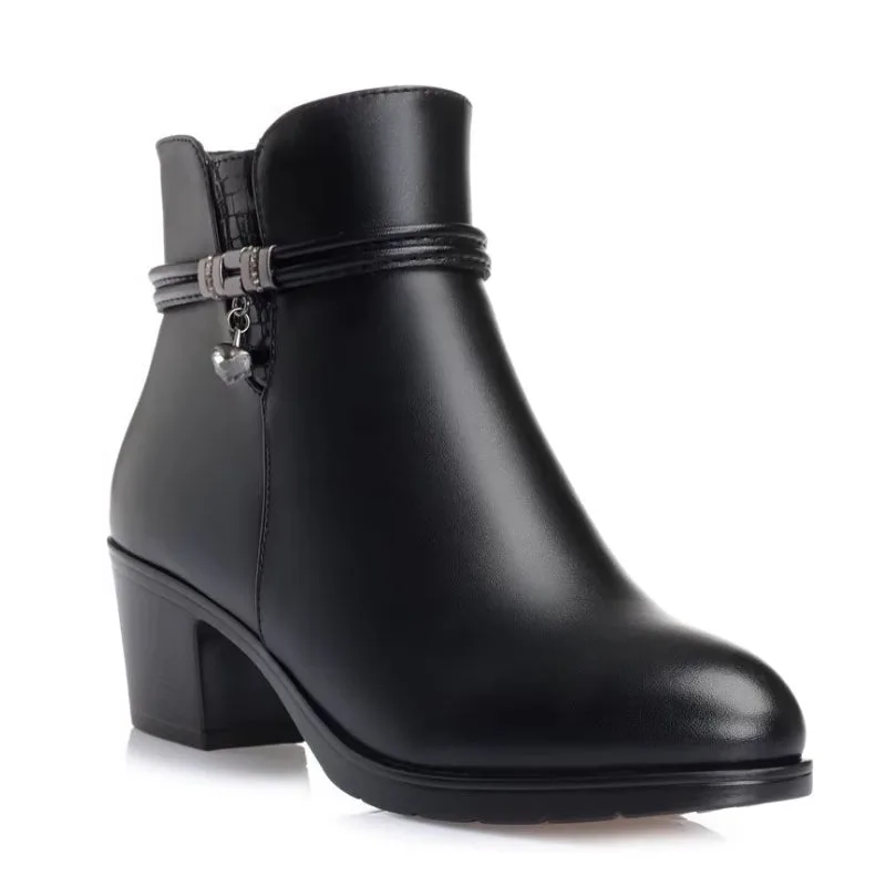 Ansicht 4 — Stiefeletten – aus PU schwarz Absatz 5 cm