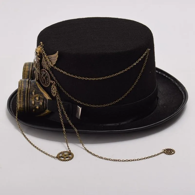 Ansicht 3 — Steampunk-Hut – mit Brille