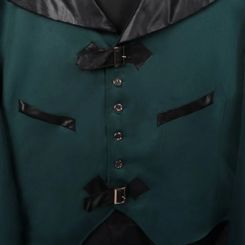 Ansicht 3 — Steampunk-Jacke – grün