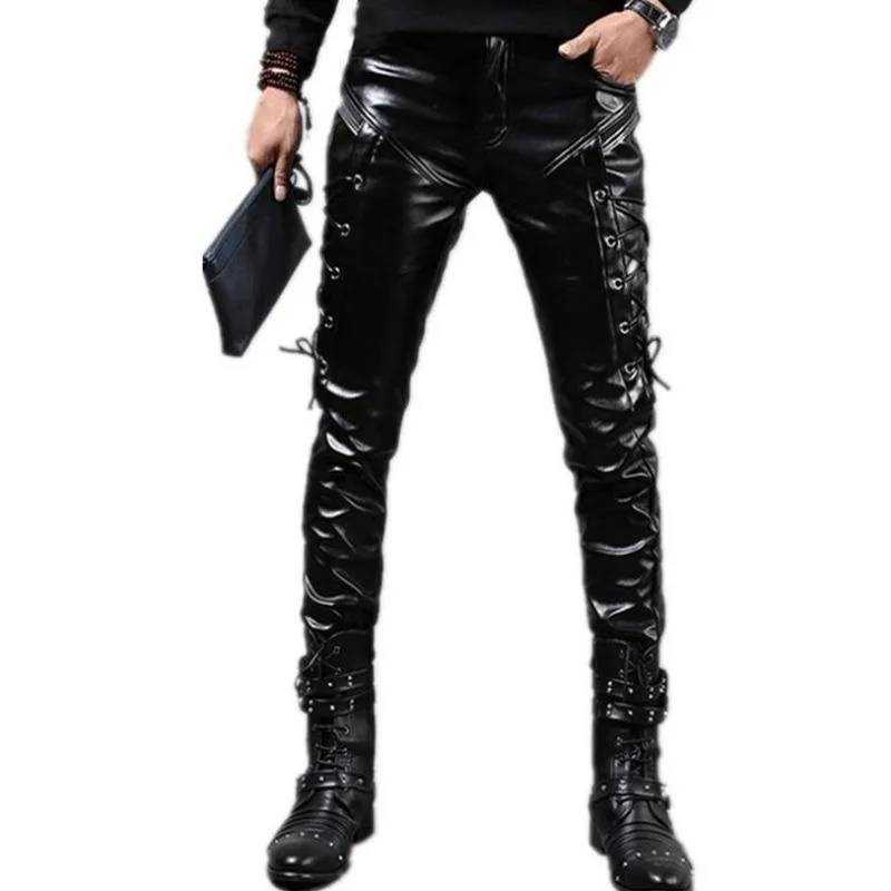 Hose für Herren – Gothic aus Kunstleder