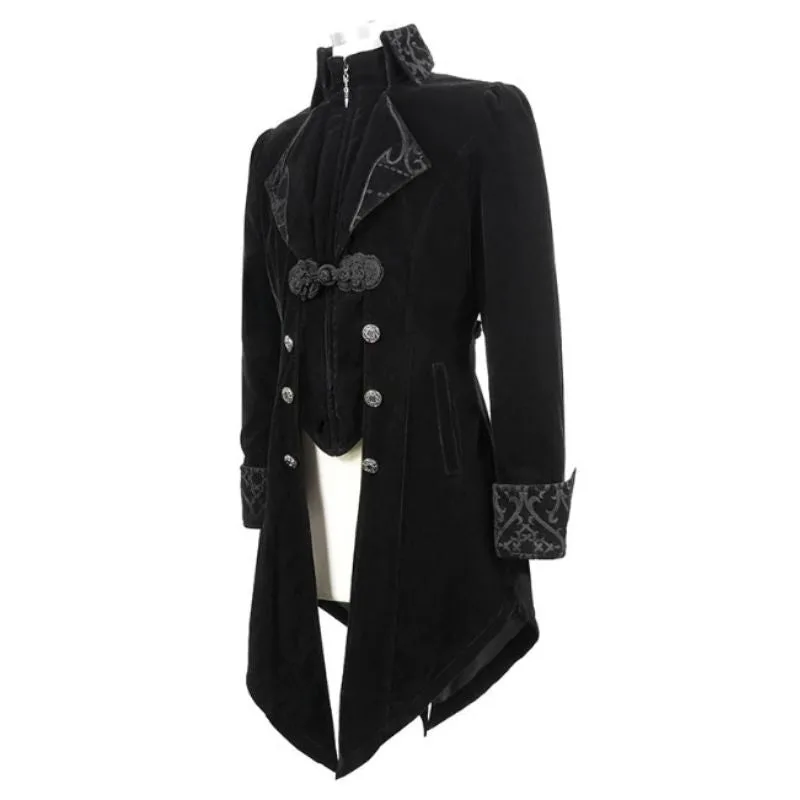 Ansicht 4 — Jacke für Herren – Samt Gothic