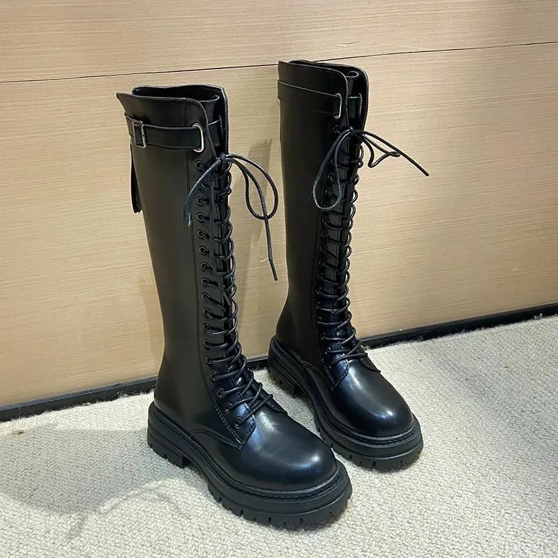 Ansicht 3 — Steampunk-Stiefel für Damen – aus PU