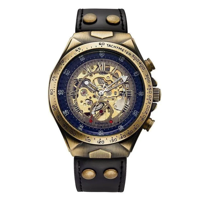 Ansicht 3 — Steampunk-Uhr – Skelett