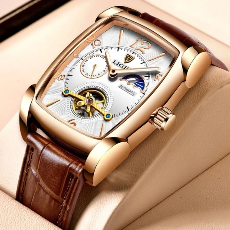 Uhr für Herren – rechteckig Eleganter Stil Uhr für Herren – rechteckig Eleganter Stil