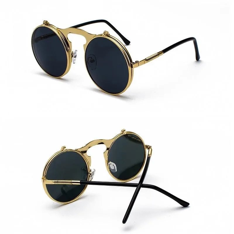 Ansicht 4 — Steampunk-Brille – Doppelte Gläser
