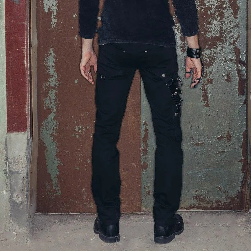 Ansicht 3 — Steampunk-Hose – Gothic Kette