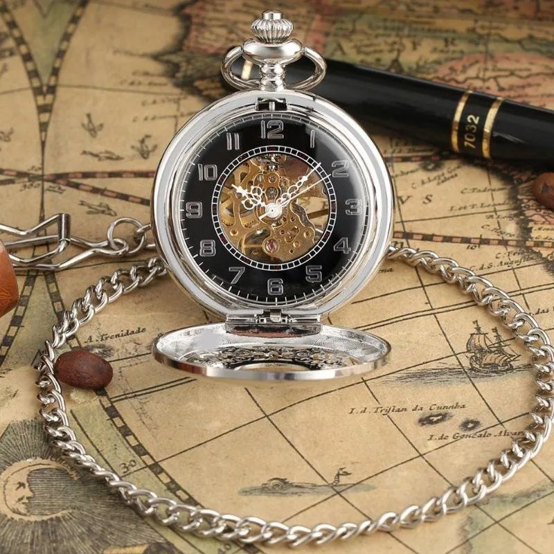 Ansicht 4 — Taschenuhr – antik-look aus Stahl (Box)