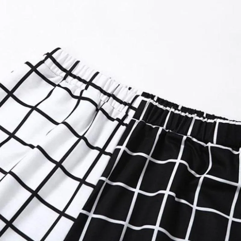 Ansicht 5 — Hose für Damen – Gothic schwarz und weiß