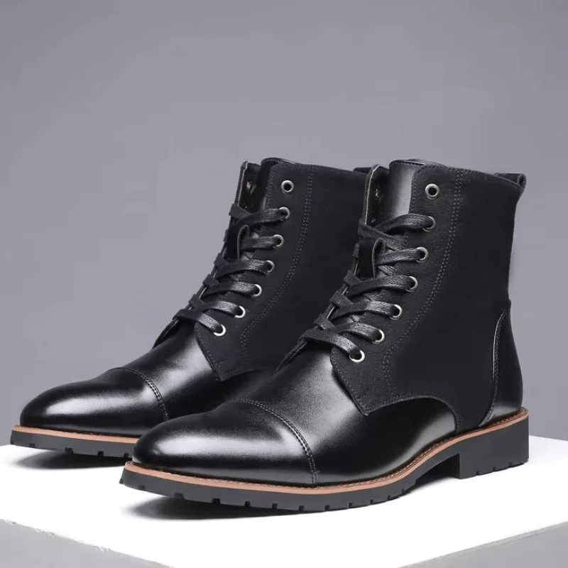 Ansicht 8 — Stiefeletten – schwarz mit Schnürung