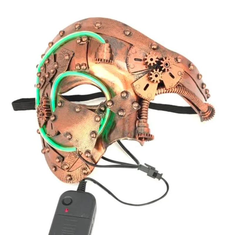 Ansicht 5 — Steampunk-Halbmaske