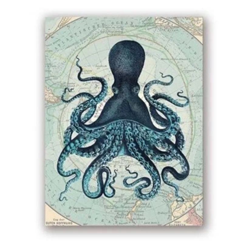 Ansicht 4 — Wandbild – Kraken