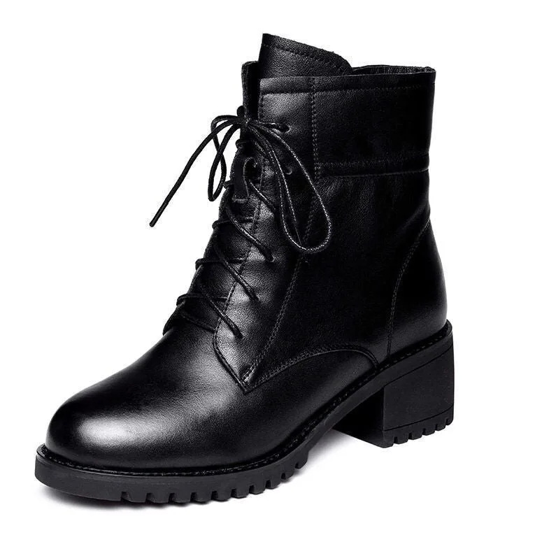 Stiefeletten – viktorianisch aus Kunstleder