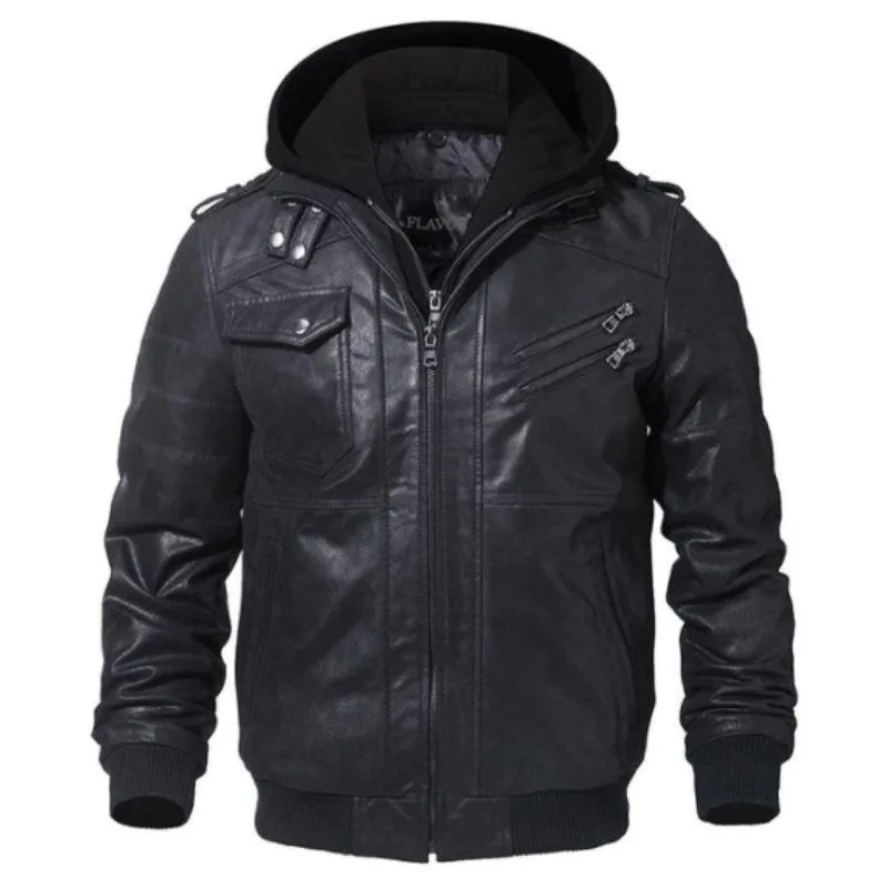 Ansicht 4 — Steampunk-Blouson – Jacke aus Leder