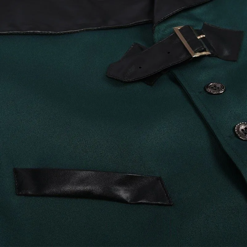 Ansicht 5 — Steampunk-Jacke – grün