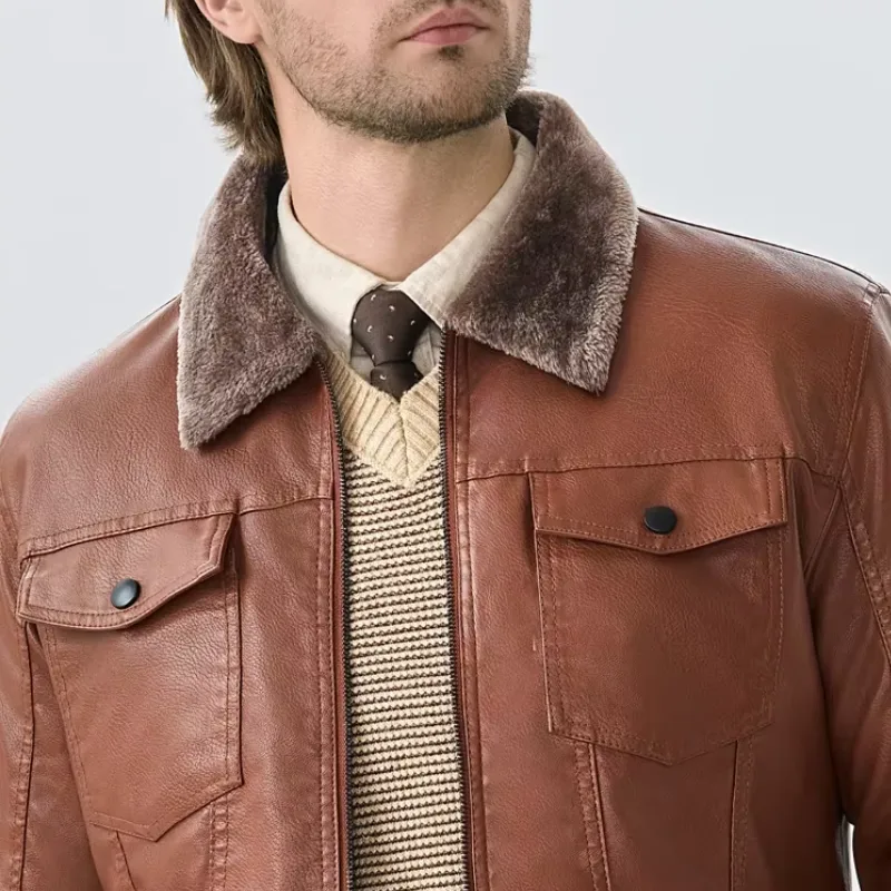 Ansicht 8 — Jacke für Herren – Fliegerstil Kragen Fell