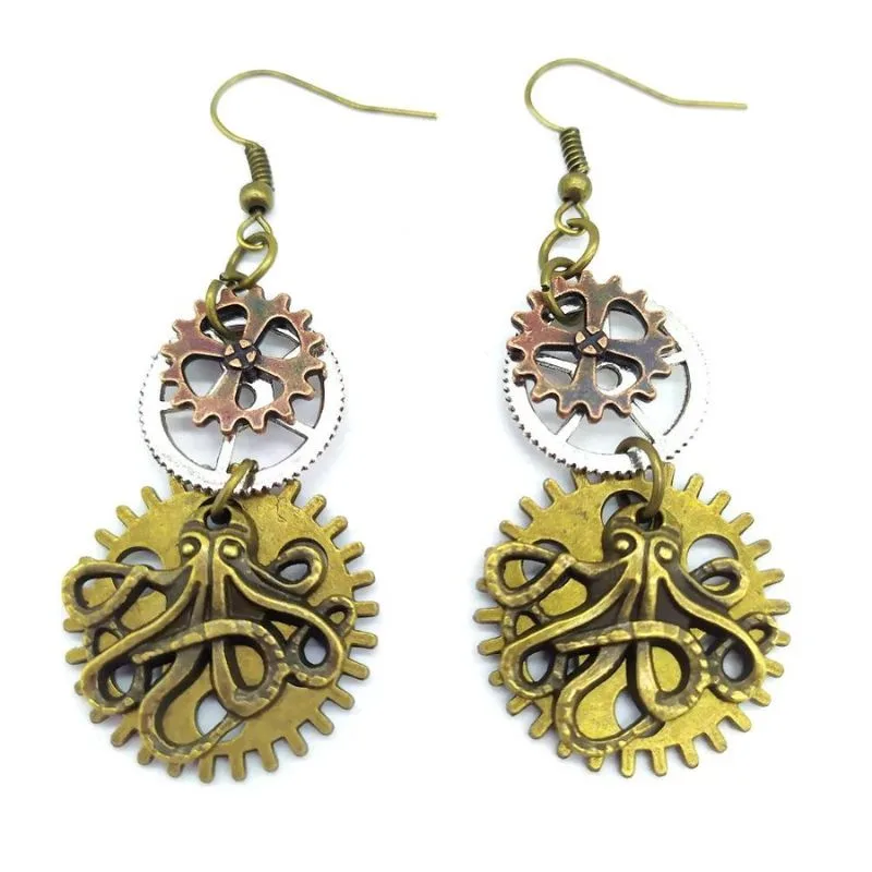 Ansicht 12 — Steampunk-Ohrringe – Hängend