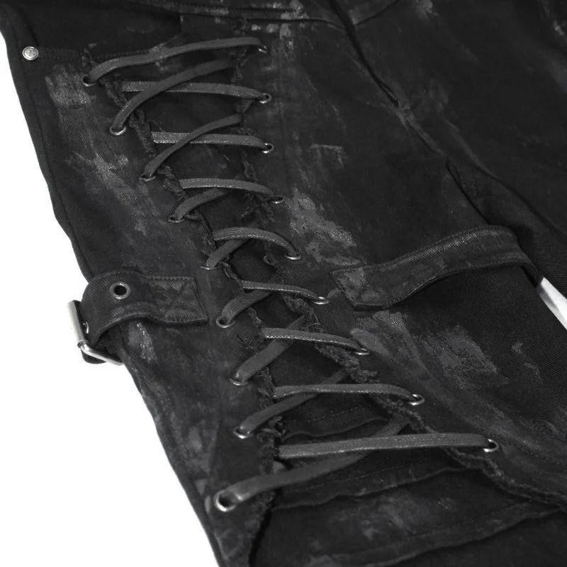 Ansicht 5 — Steampunk-Jeans für Herren – Gothic