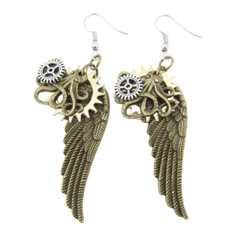 Ohrringe – Engelsflügel Vintage