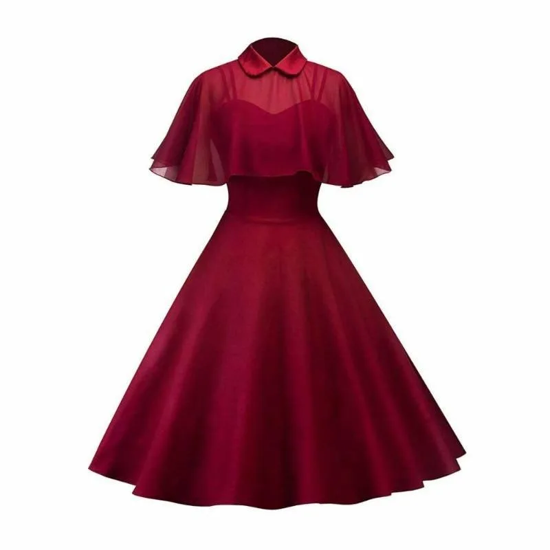 Kleid – Vintage rot