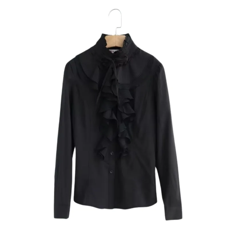 Ansicht 3 — Steampunk-Bluse für Damen – schwarz