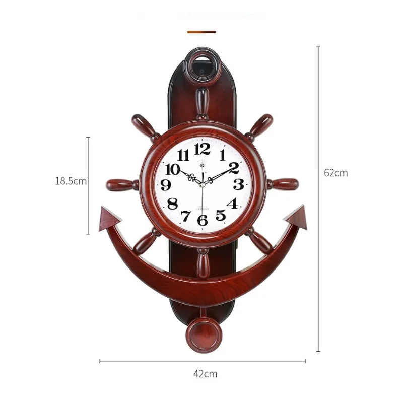 Ansicht 2 — Steampunk-Uhr – Steuerrad