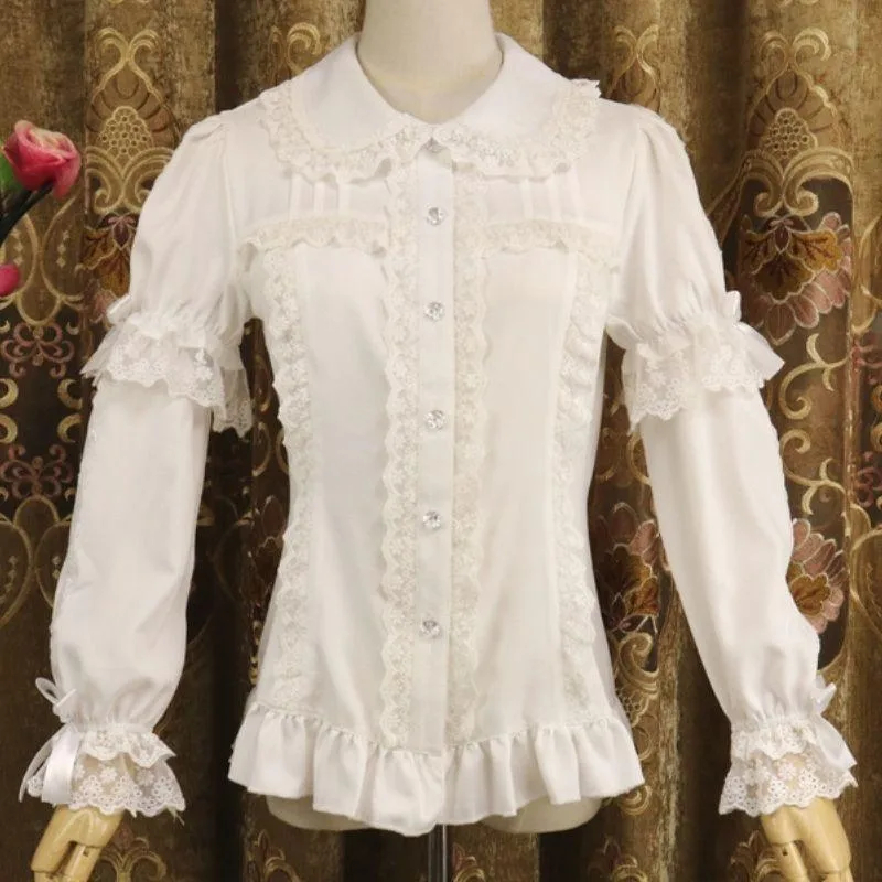 Ansicht 3 — Steampunk-Bluse – edwardianisch