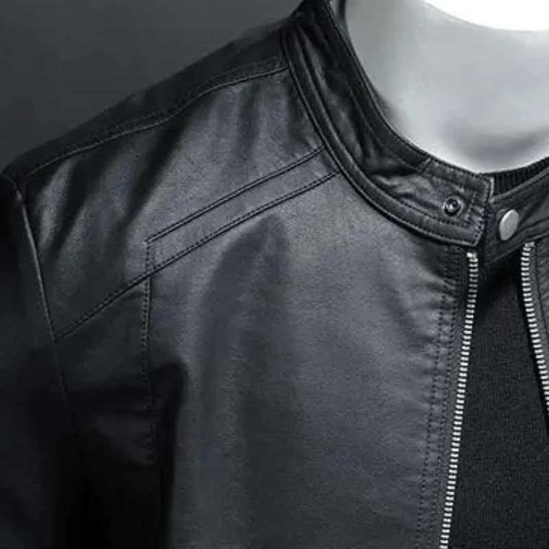 Ansicht 6 — Jacke für Herren – Biker PU-Kunstleder