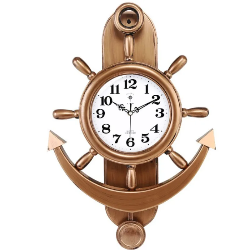 Ansicht 14 — Steampunk-Uhr – Steuerrad