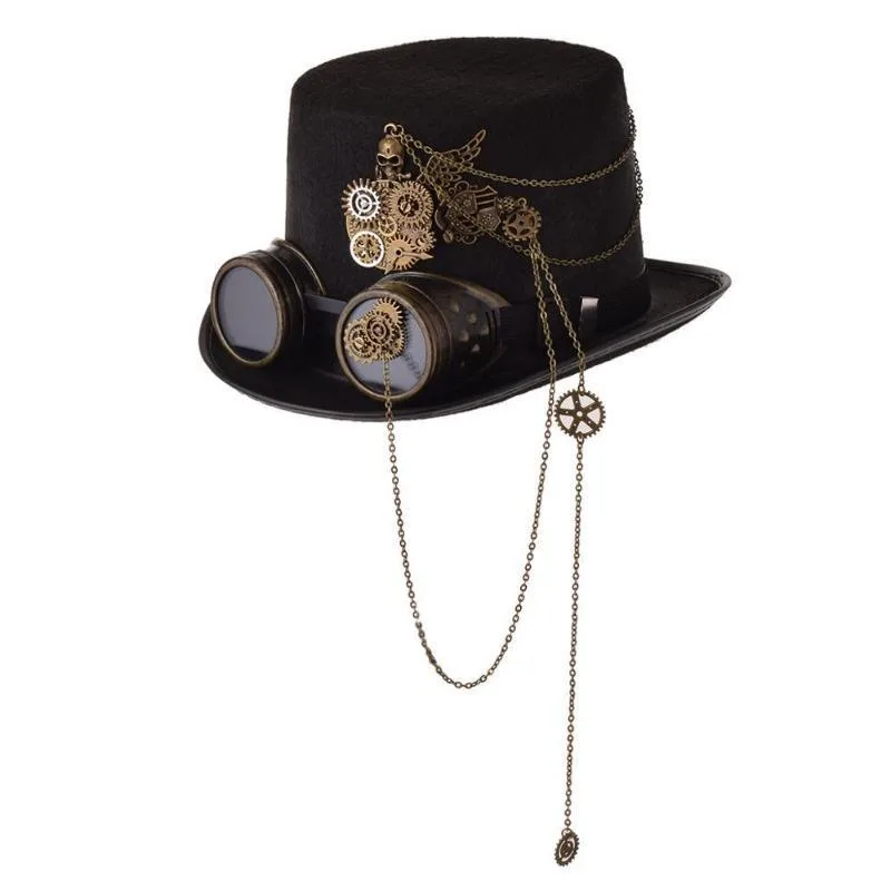 Steampunk-Hut – mit Kette