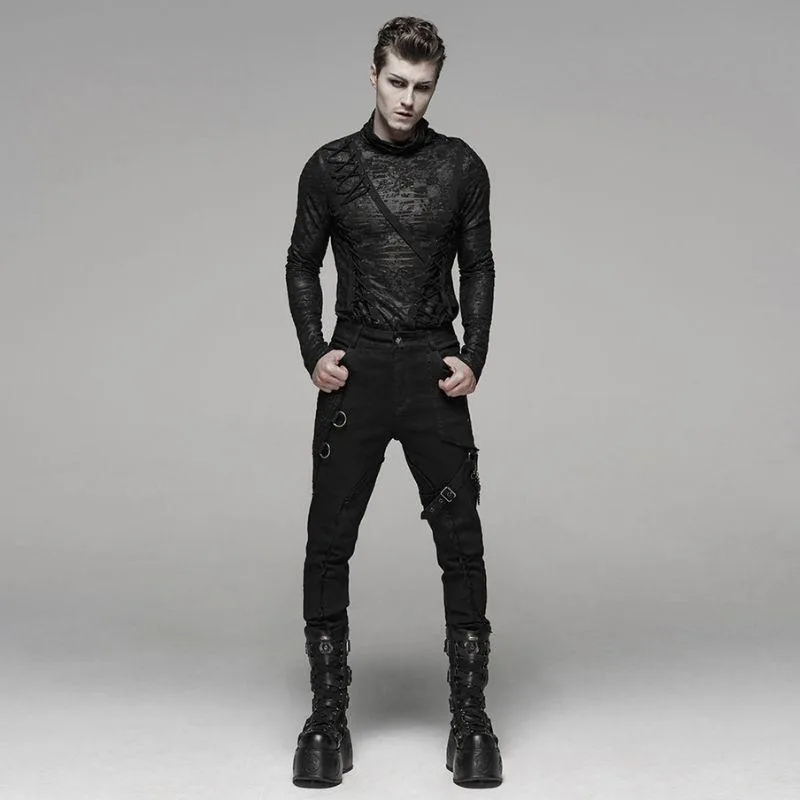 Ansicht 2 — Hose für Herren – Punk Gothic