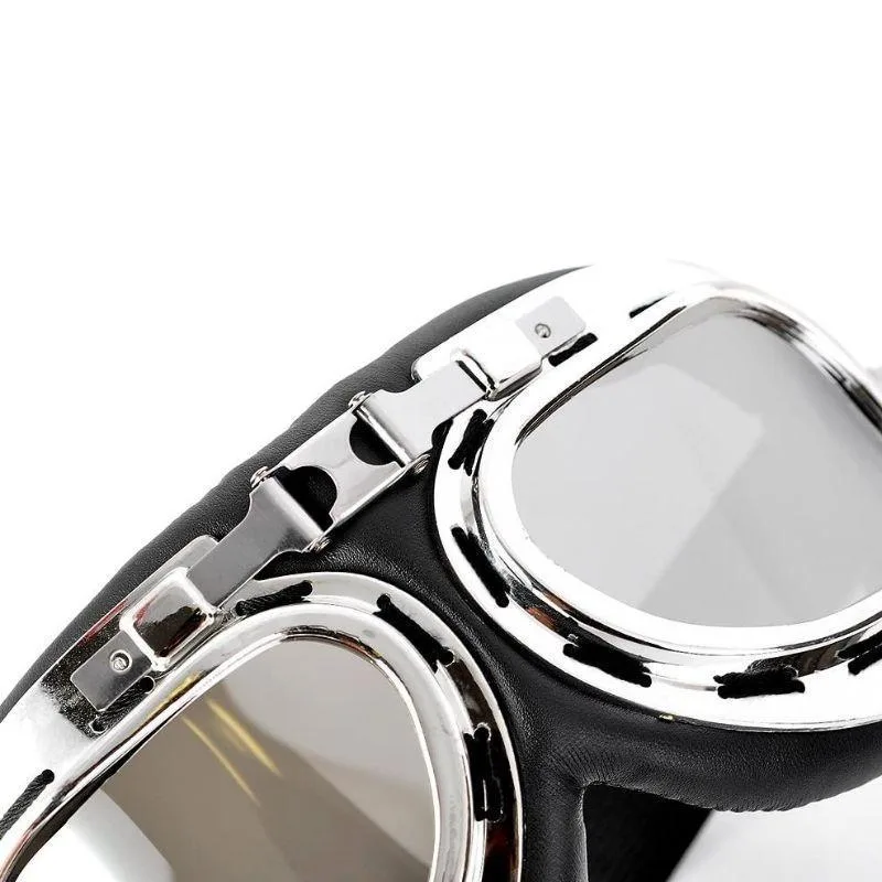 Ansicht 4 — Steampunk-Brille – Motorradstil