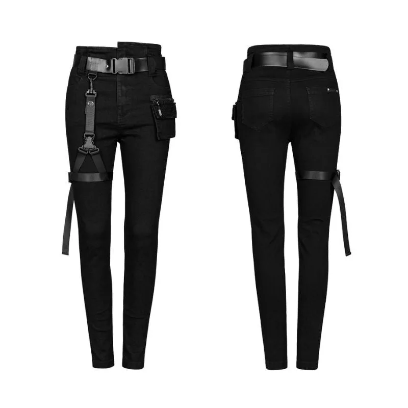 Steampunk-Jeans für Damen – Gothic