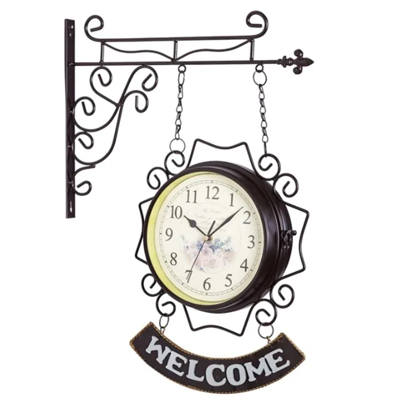 Uhr – Vintage Zweiseitig