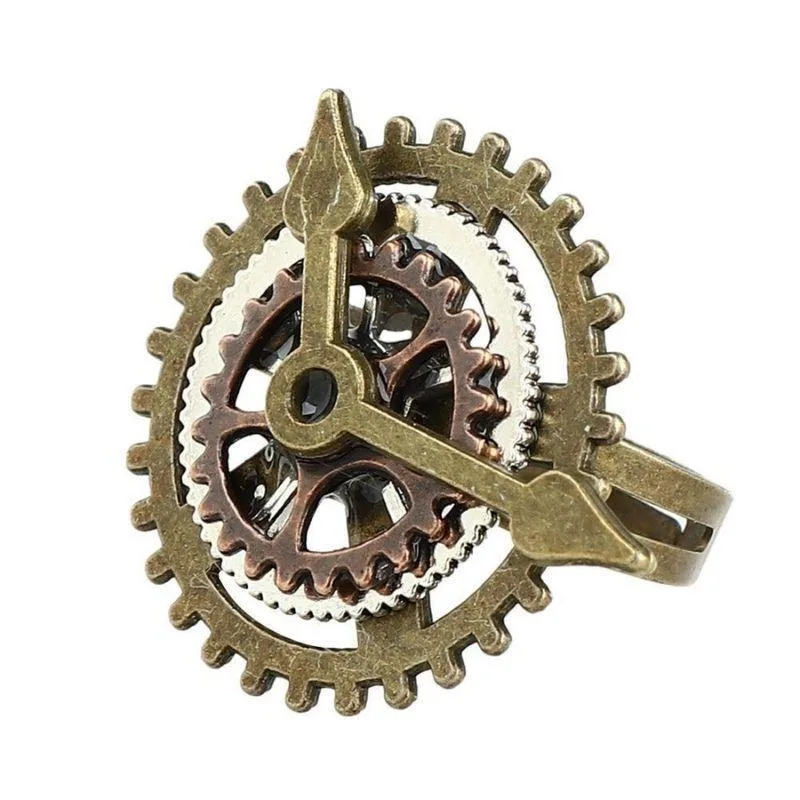 Steampunk-Ring – Uhr