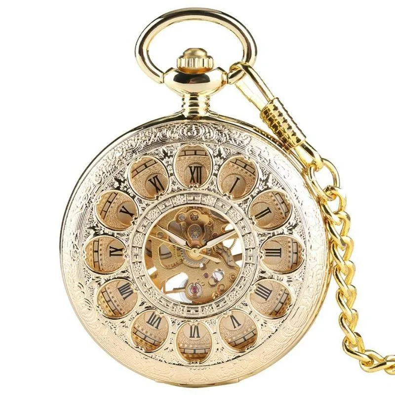 Taschenuhr – antik-look Vergoldet