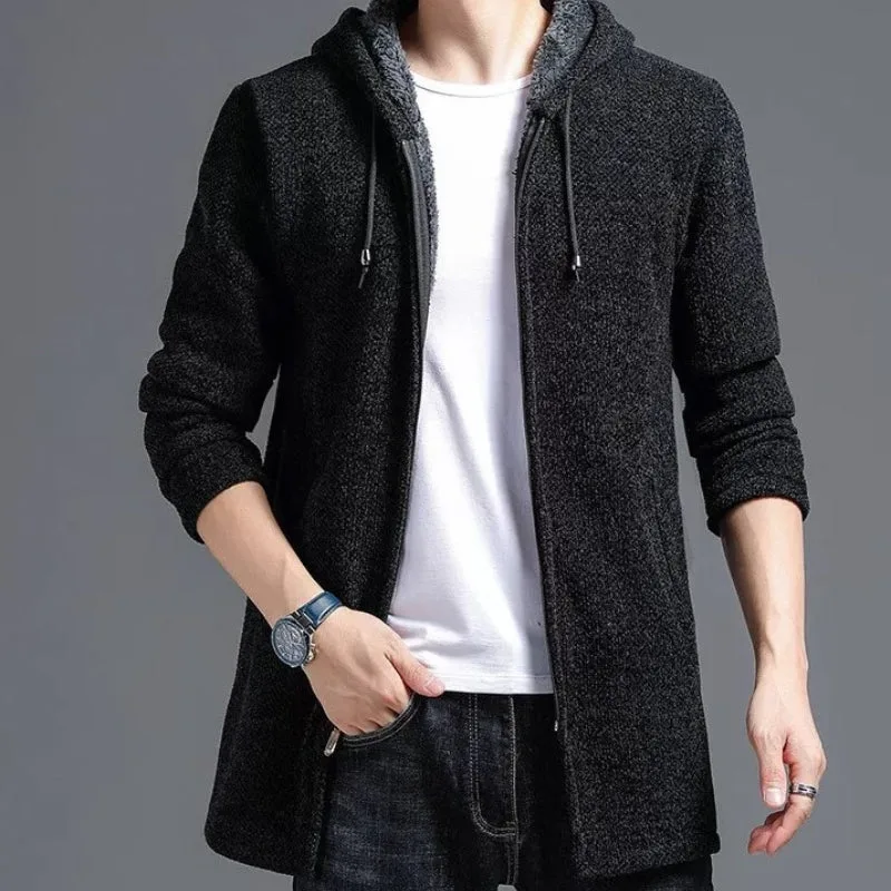 Ansicht 5 — Strickjacke für Herren – mit Kapuze
