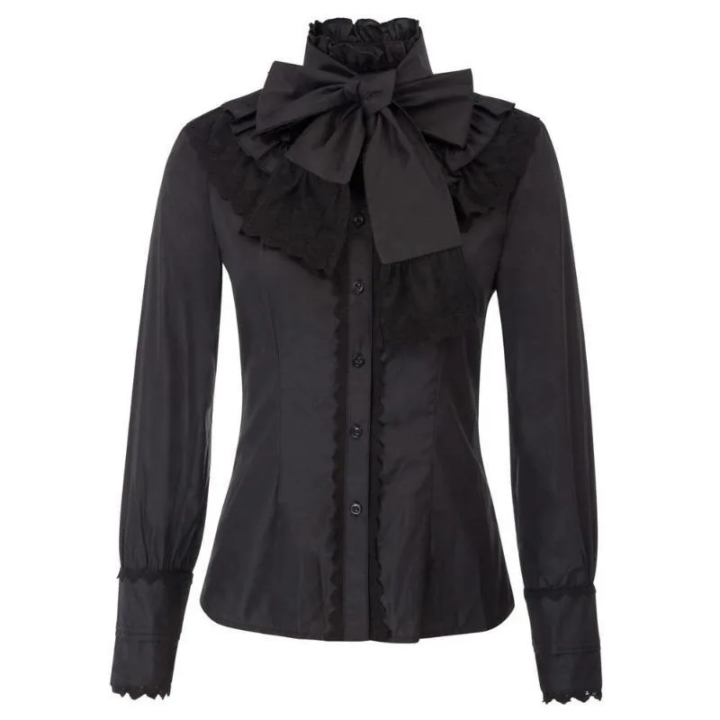 Bluse für Damen – Kragen viktorianisch