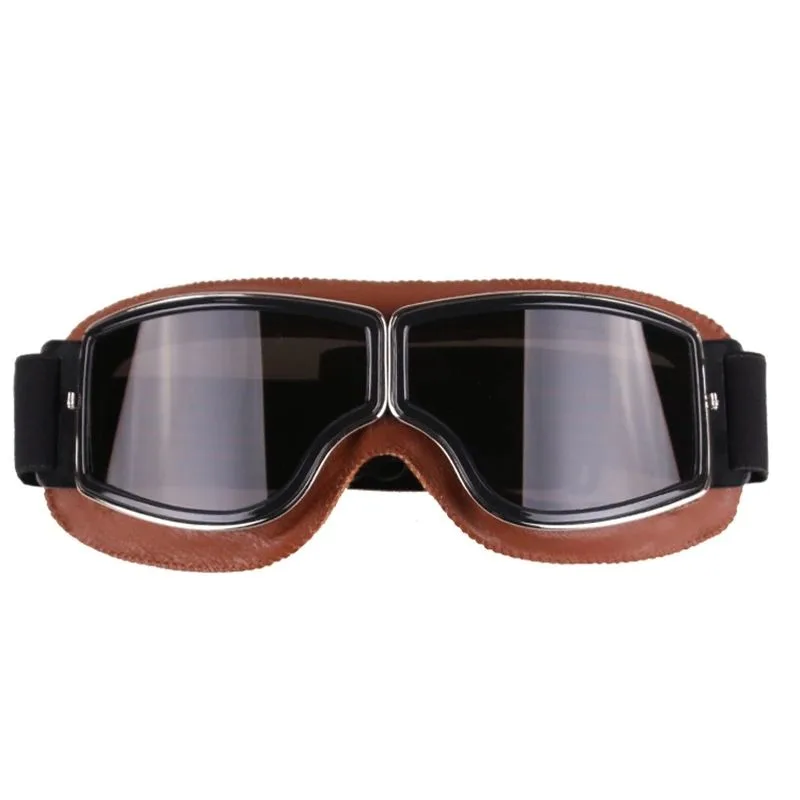 Ansicht 5 — Steampunk-Brille – Retro Motorradstil