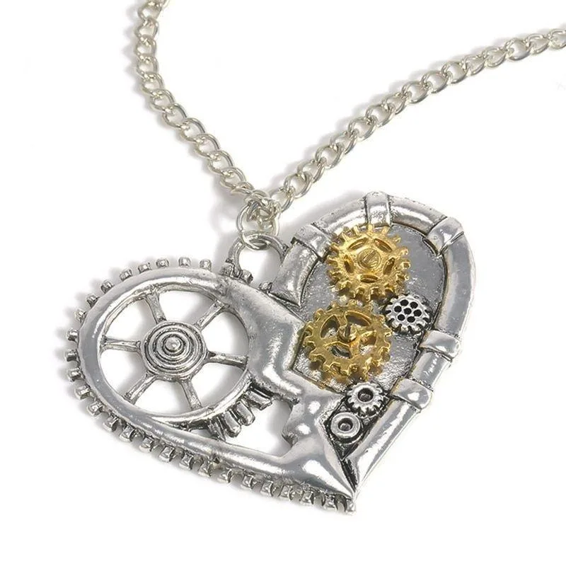Steampunk-Anhänger – Herz