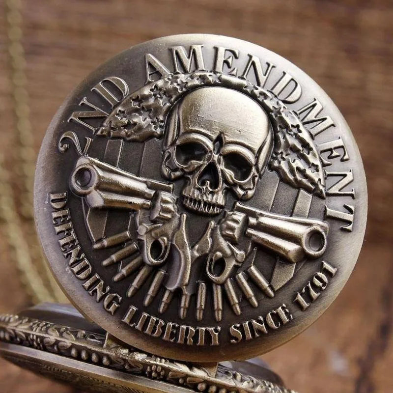 Ansicht 2 — Taschenuhr – Totenkopf