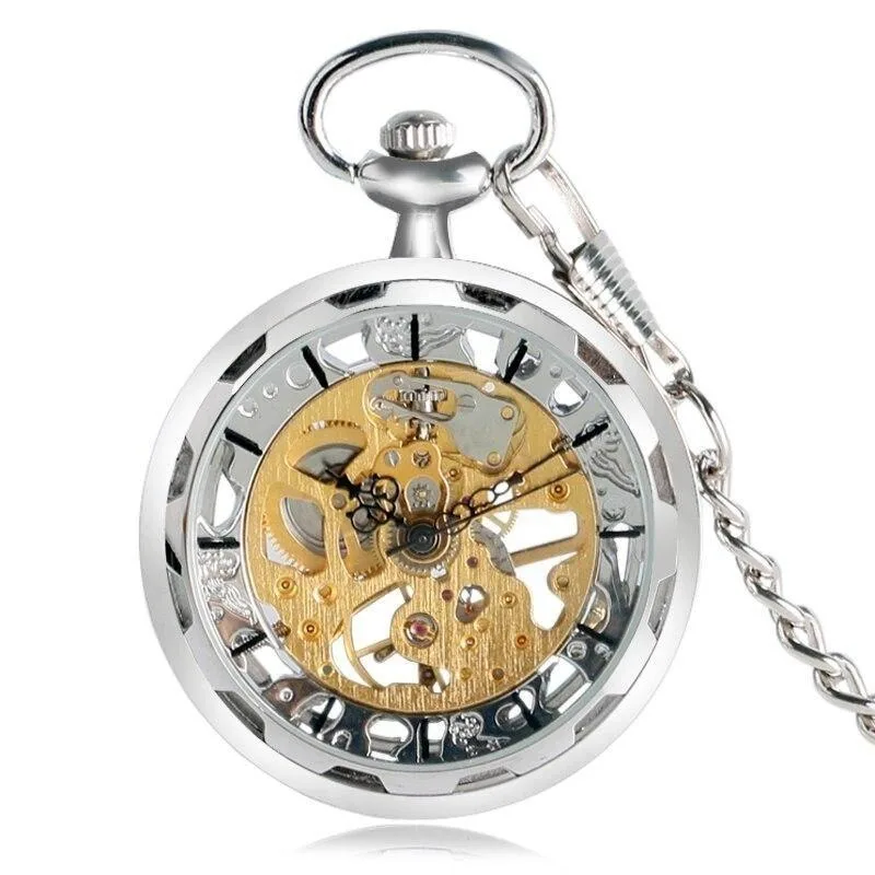 Ansicht 2 — Taschenuhr – mit Sichtbares Uhrwerk