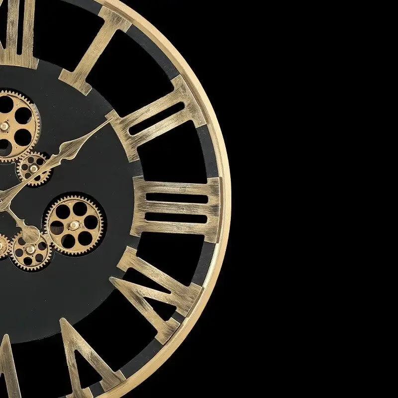 Ansicht 4 — Steampunk-Uhr – Zahnrad Drehbar