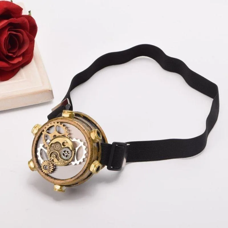 Ansicht 4 — Steampunk-Monokel – Bronzefarben