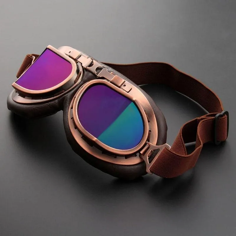 Ansicht 2 — Steampunk-Brille – Fliegerstil